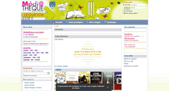 Desktop Screenshot of mediatheque-leguevin.net