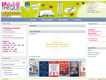 Tablet Screenshot of mediatheque-leguevin.net